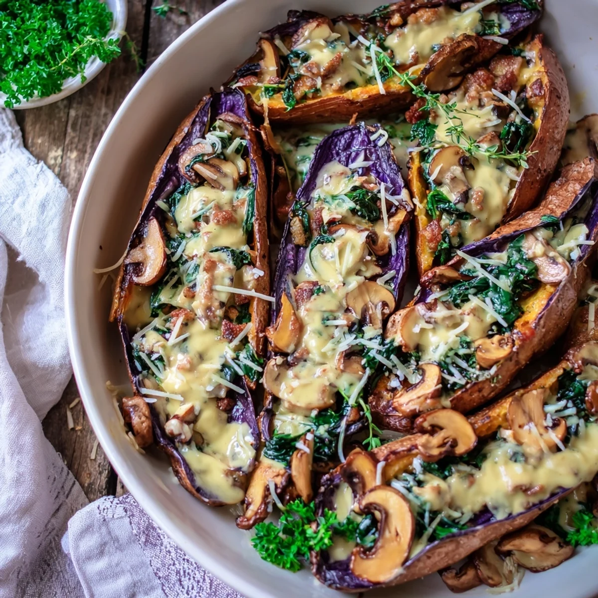 Golden-brown gnocchi combines with sausage and mushrooms in this comforting woodsy skillet gnocchi dish.
