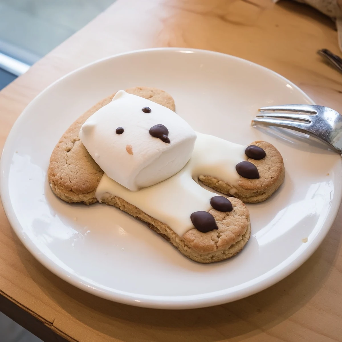 These adorable Polar Bear Paw Print Cookies are perfect for a winter treat; imagine the flavors!