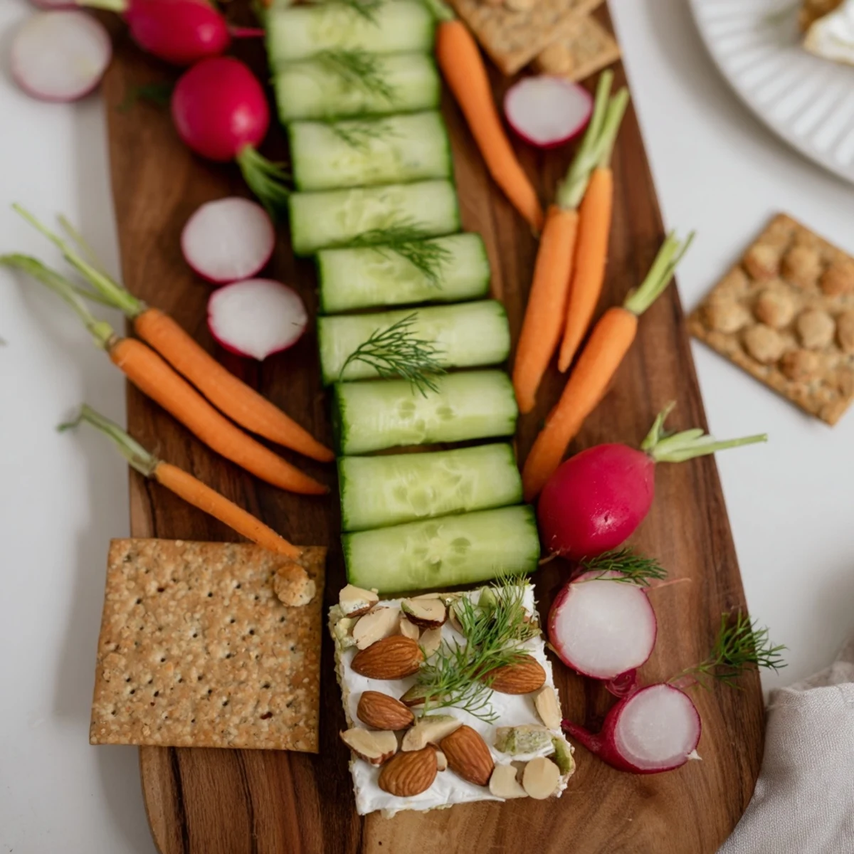 Savor the harmony: See the beautiful The Zen Balance platter featuring fresh ingredients and flavorful elements.