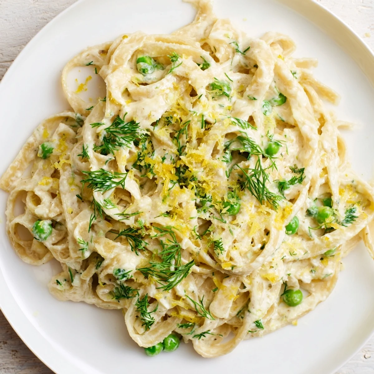 Picture this: perfectly cooked creamy dill pasta with a velvety, delicious sauce.
