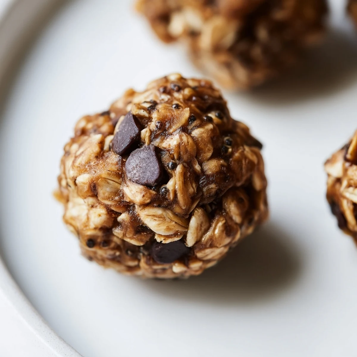 Homemade Almond-Chia Energy Bites, showing their perfect bite-sized shapes and texture, great treat!