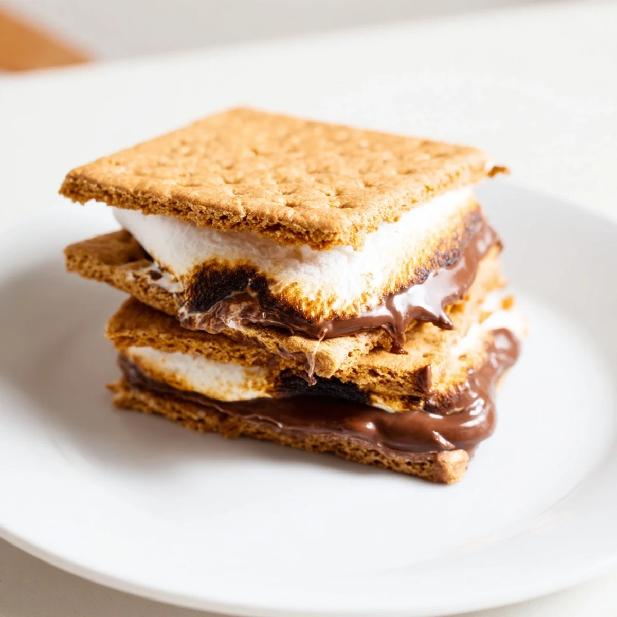 Serve warm Air Fryer S'mores with cold milk for a cozy, kid-friendly dessert or snack.