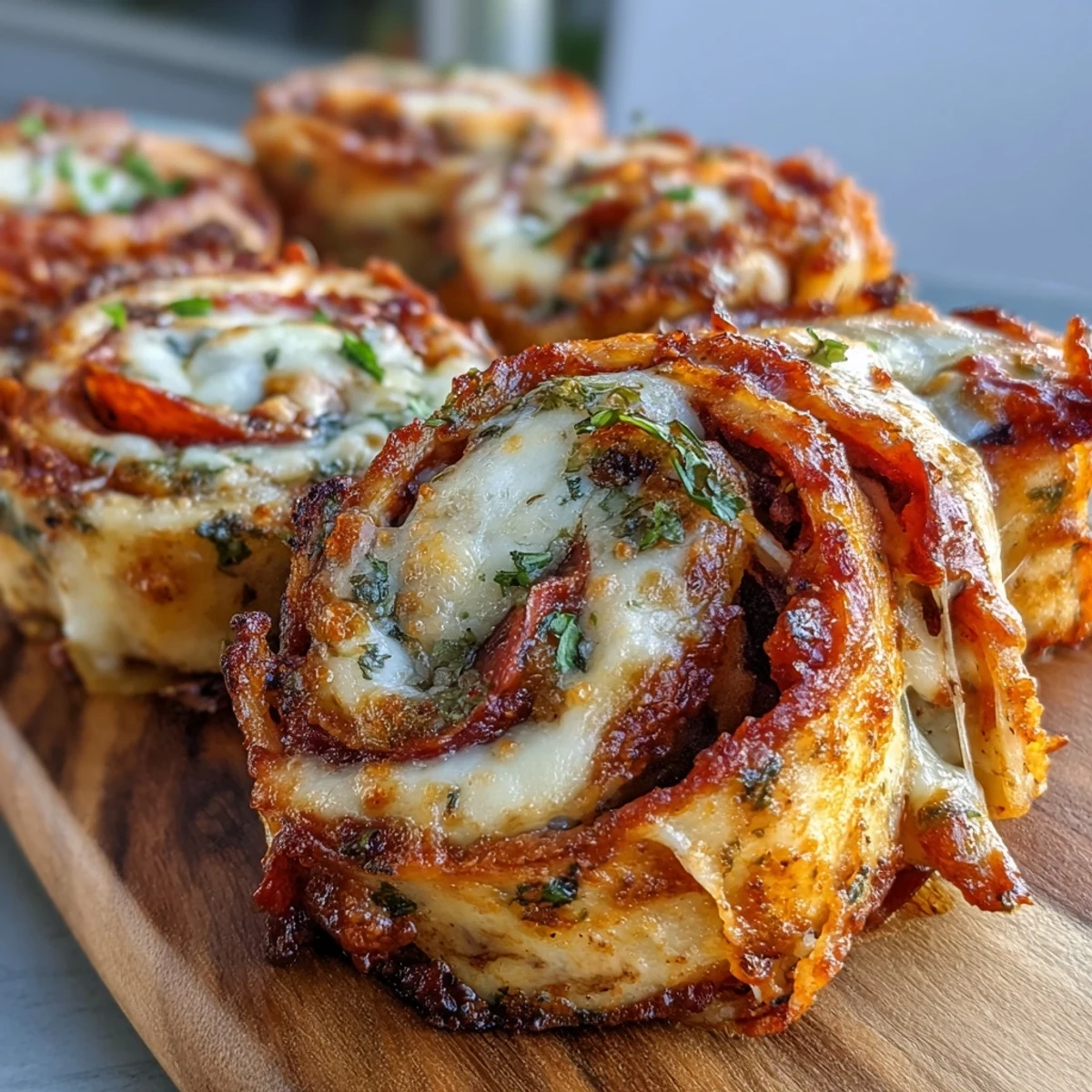 Golden-Baked Tortilla Pizza Rolls