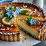 Lemon Curd Spring Tart