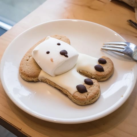 These adorable Polar Bear Paw Print Cookies are perfect for a winter treat; imagine the flavors!