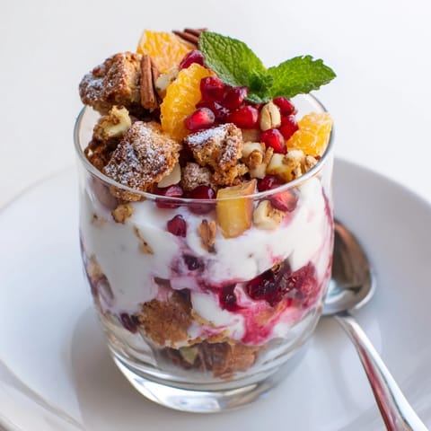 Christmas Pudding Yogurt Parfait