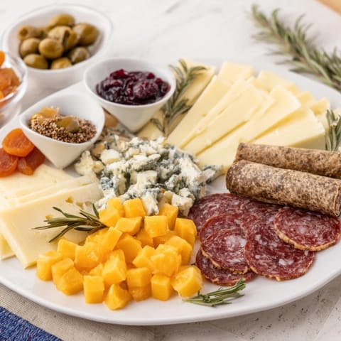 Winter Forest Meat Cheese Board