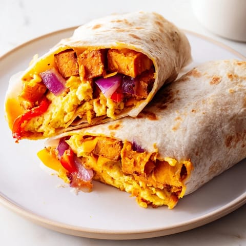 Sweet Potato Breakfast Burritos