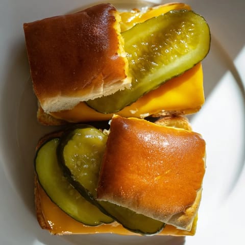 Pickle Cheddar Cheese Buns
