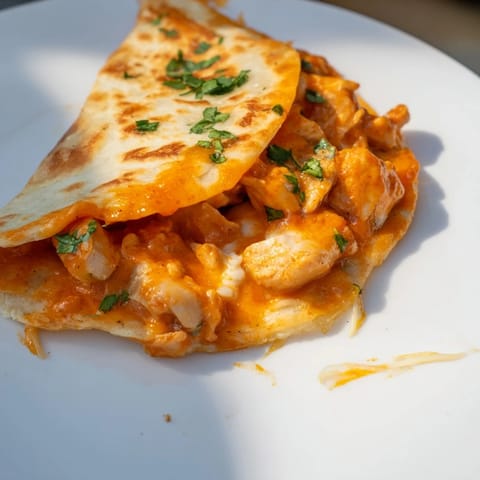 Butter Chicken Quesadillas Fusion