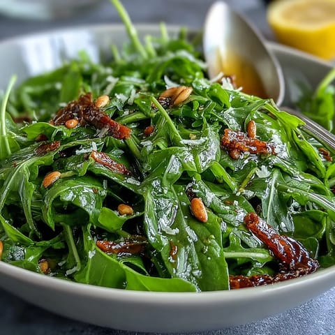 Lemon Vinaigrette Arugula Salad