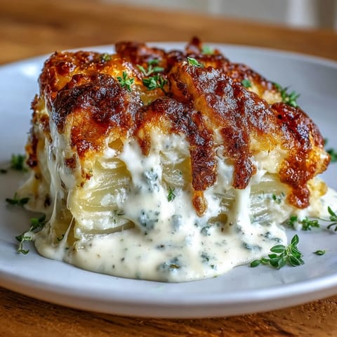 Creamy Scalloped Potatoes Gruyere