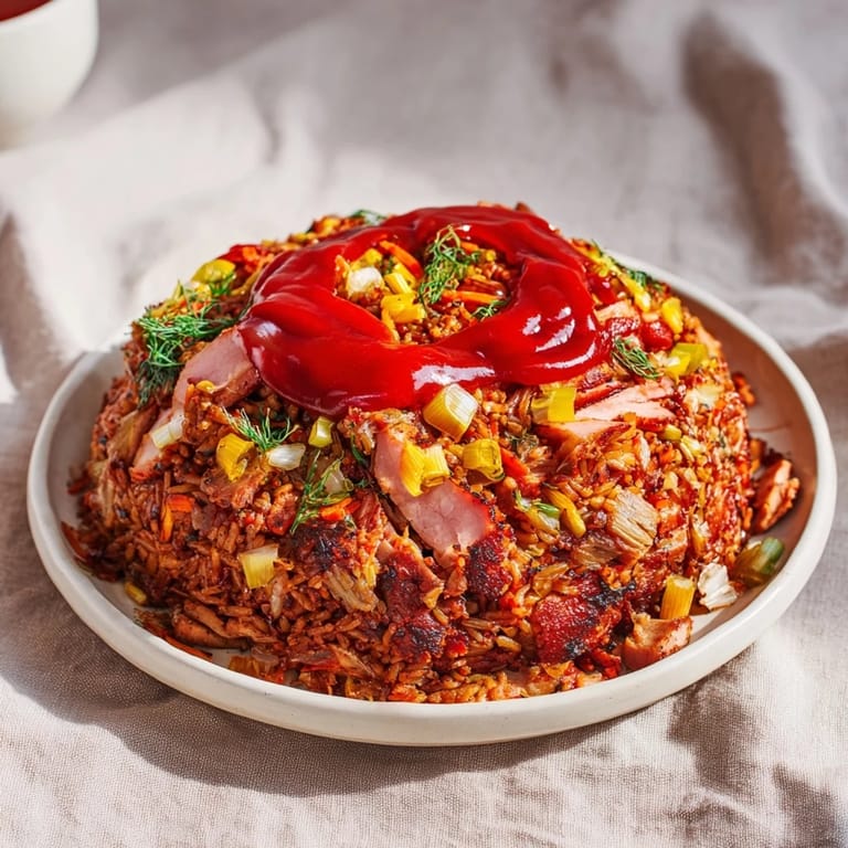 This tender Everyday Herb-Sprigged Turkey Meatloaf showcases flecks of vibrant herbs, baked to golden perfection.