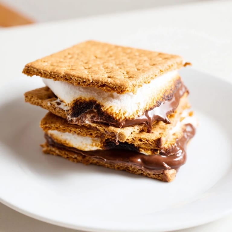 Serve warm Air Fryer S'mores with cold milk for a cozy, kid-friendly dessert or snack.